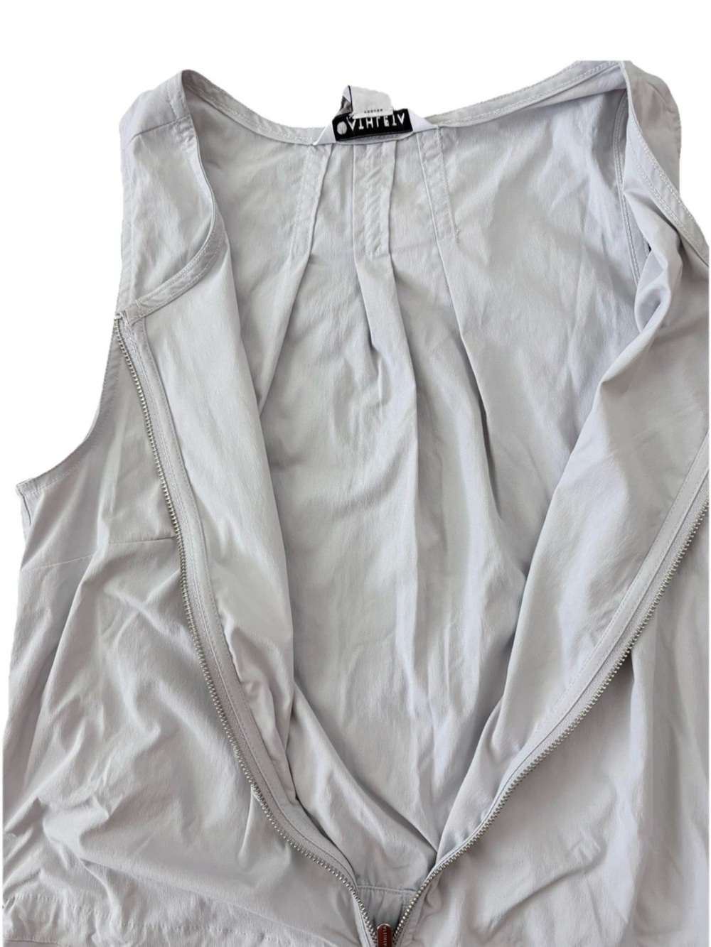 Athleta Light Gray Women’s Flex Jump suit. - Picture 7 of 16
